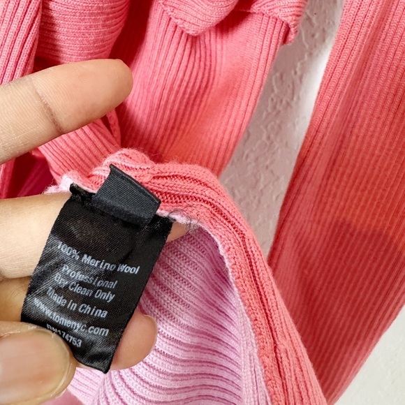 Tome Tie Front Long Ribbed Cardigan - Picture 6 of 9